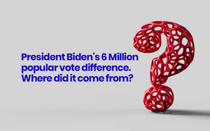 Analysis: President Biden's 6 Million popular vote difference. Where did it come from?